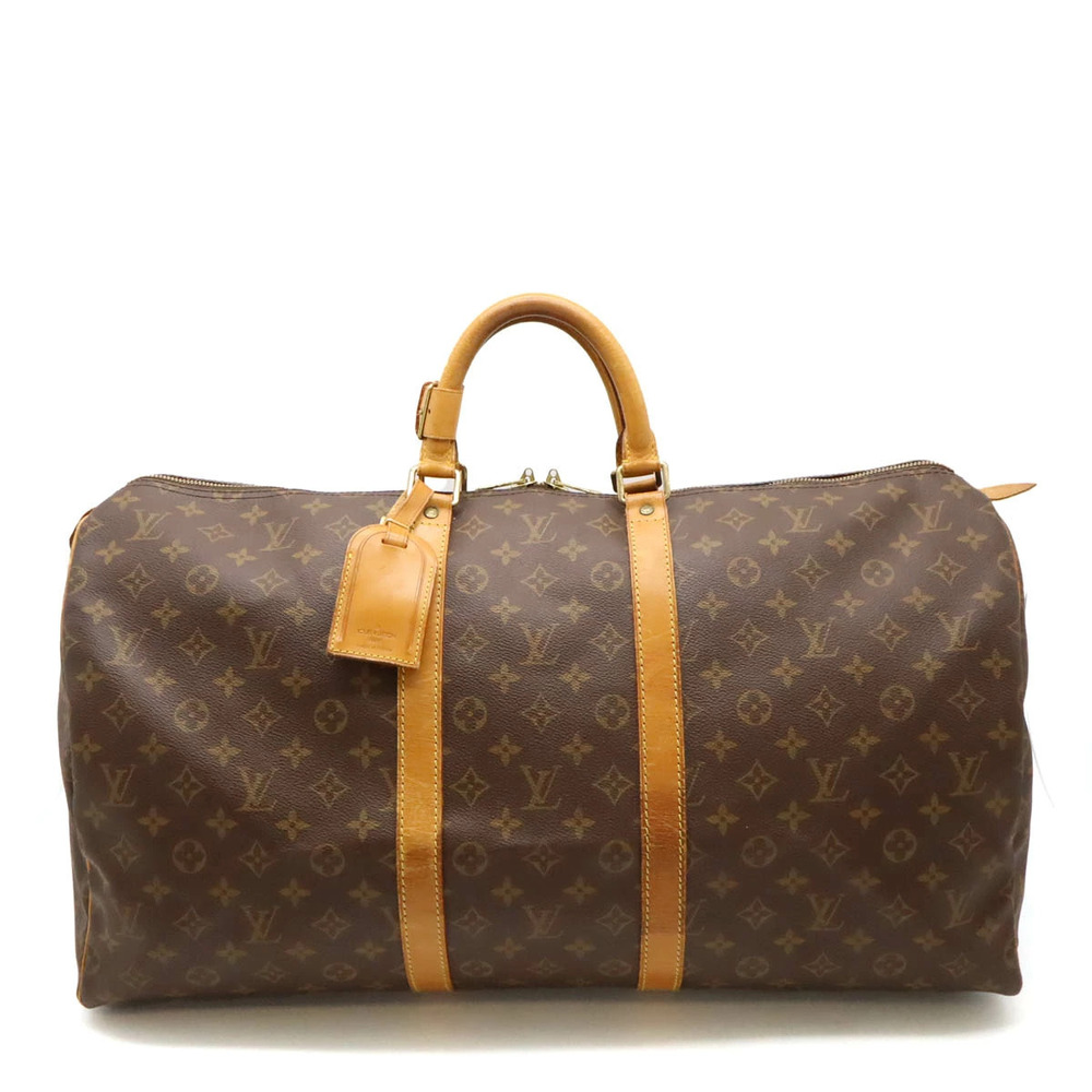LOUIS VUITTON Monogram Keepall Boston Bag Handbag Travel